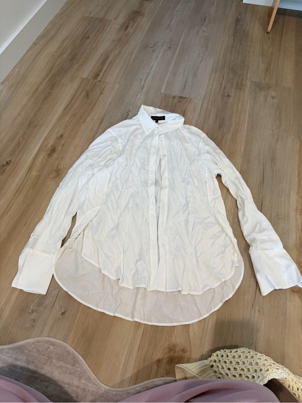 Gibson White Long-Sleeve Dress Shirt